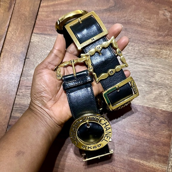 Iconic Vintage CC Rue Cambon Belt – 1980s Lagerfeld Era Belt